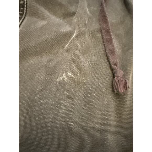 Free People Paperbag Pants XS Button Fly Drawstring Black Jogger Jeans - Picture 8 of 8